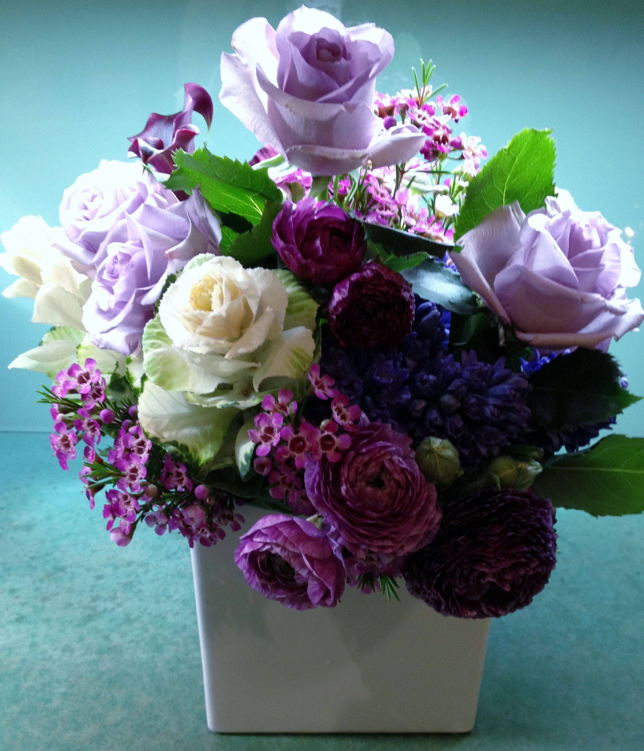 English Garden Rose Flower Arrangement