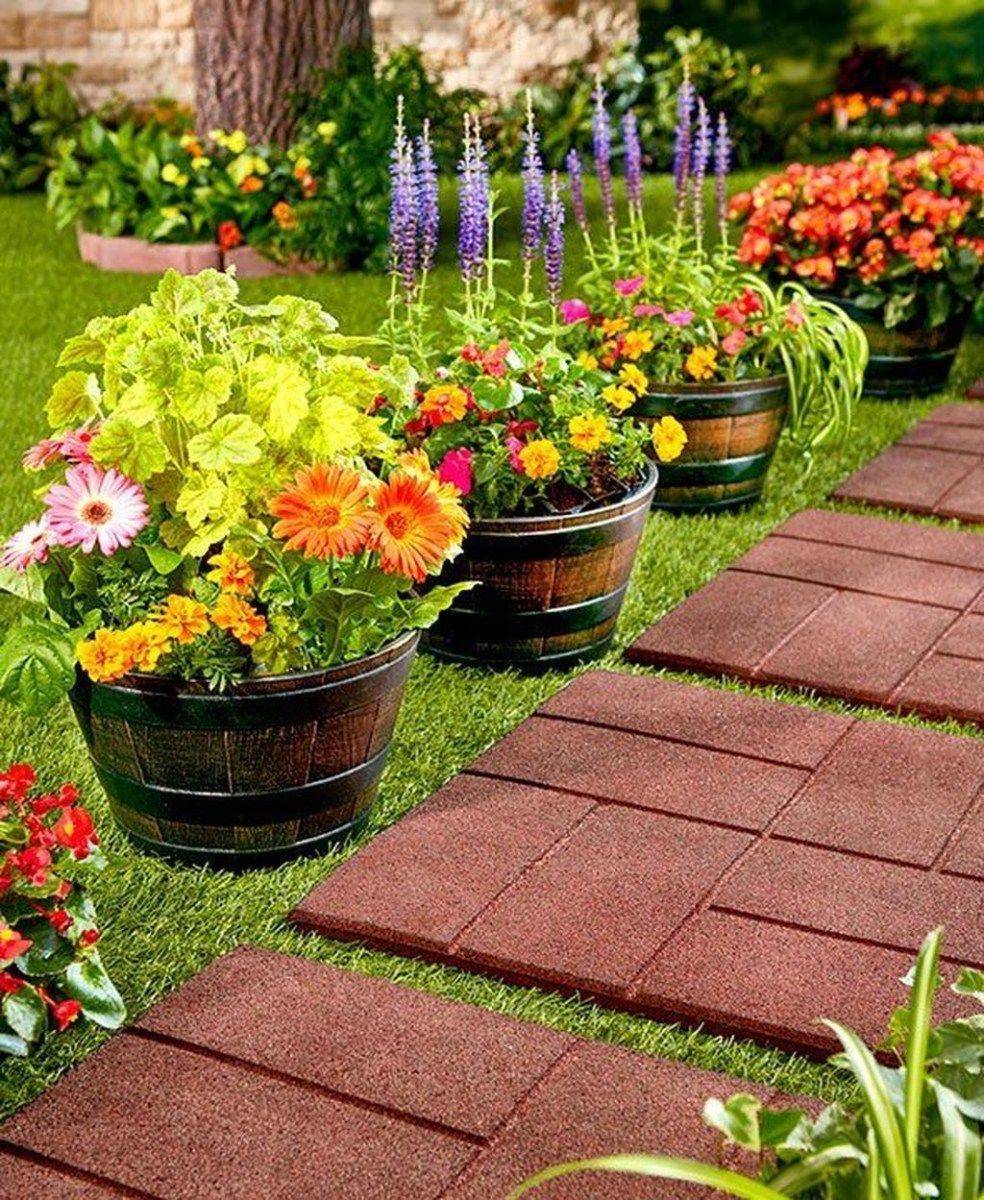 Gorgeous Container Garden Flowers Ideas