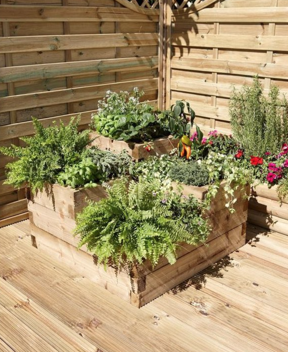 Modern Garden Design Flower Bed