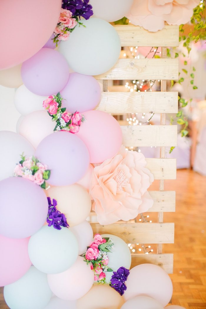 Karas Party Ideas Pastel Garden Birthday Party