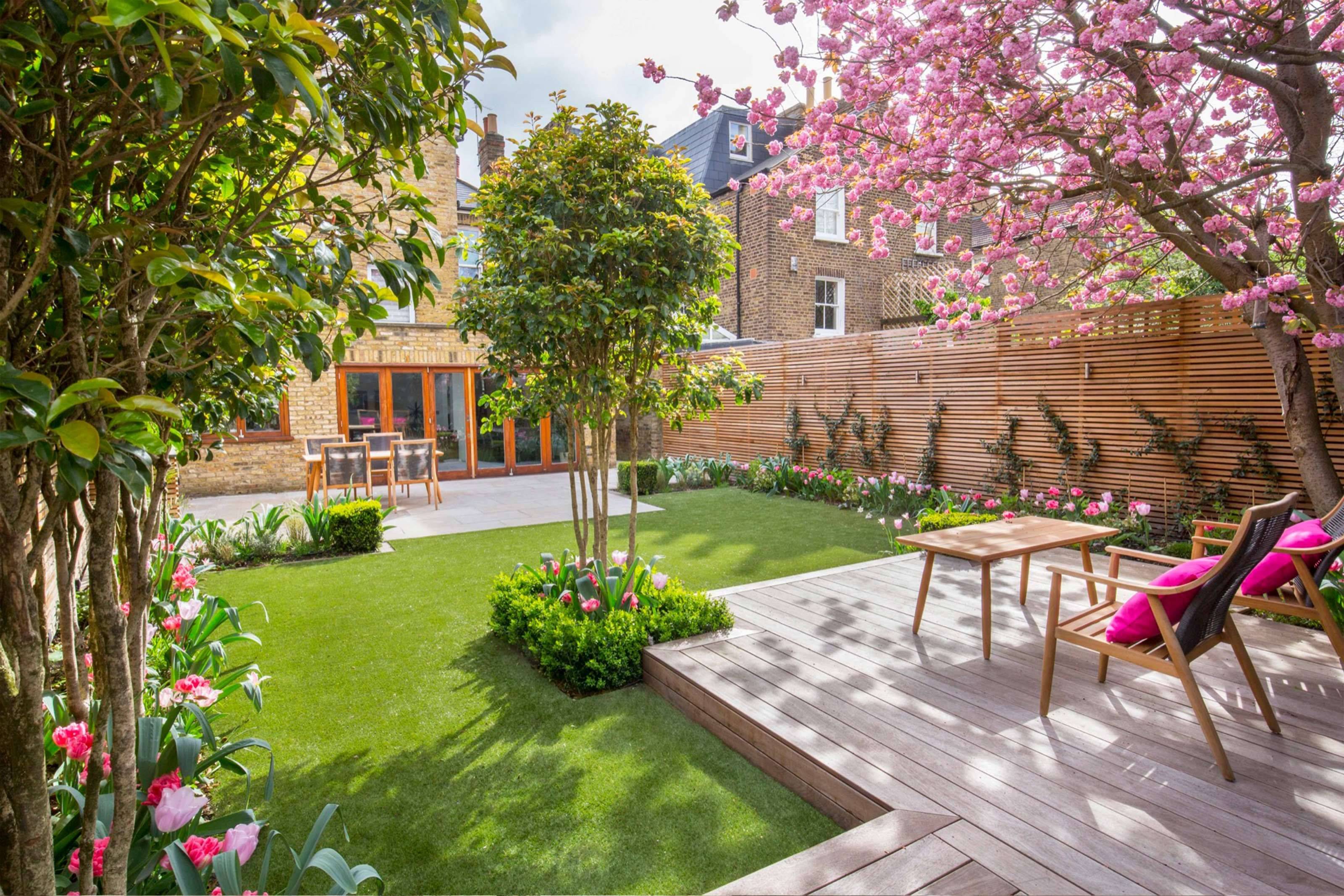 Top View Contemporary Garden Design Fulham London