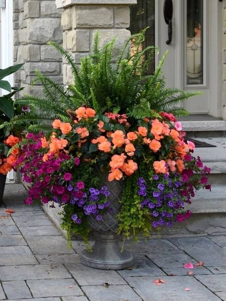 Wonderful Potted Flowers Decor Ideas