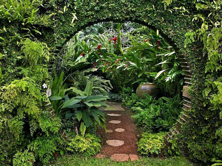 Beautiful Secret Celtic Garden Gate