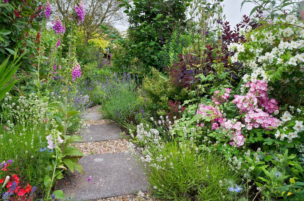 Easingwold Garden Herbaceous Border English Garden