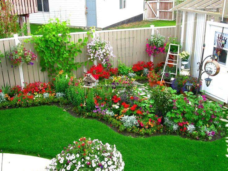 Beautiful Flower Garden Design Ideas Frugal Living Backyard Flowers