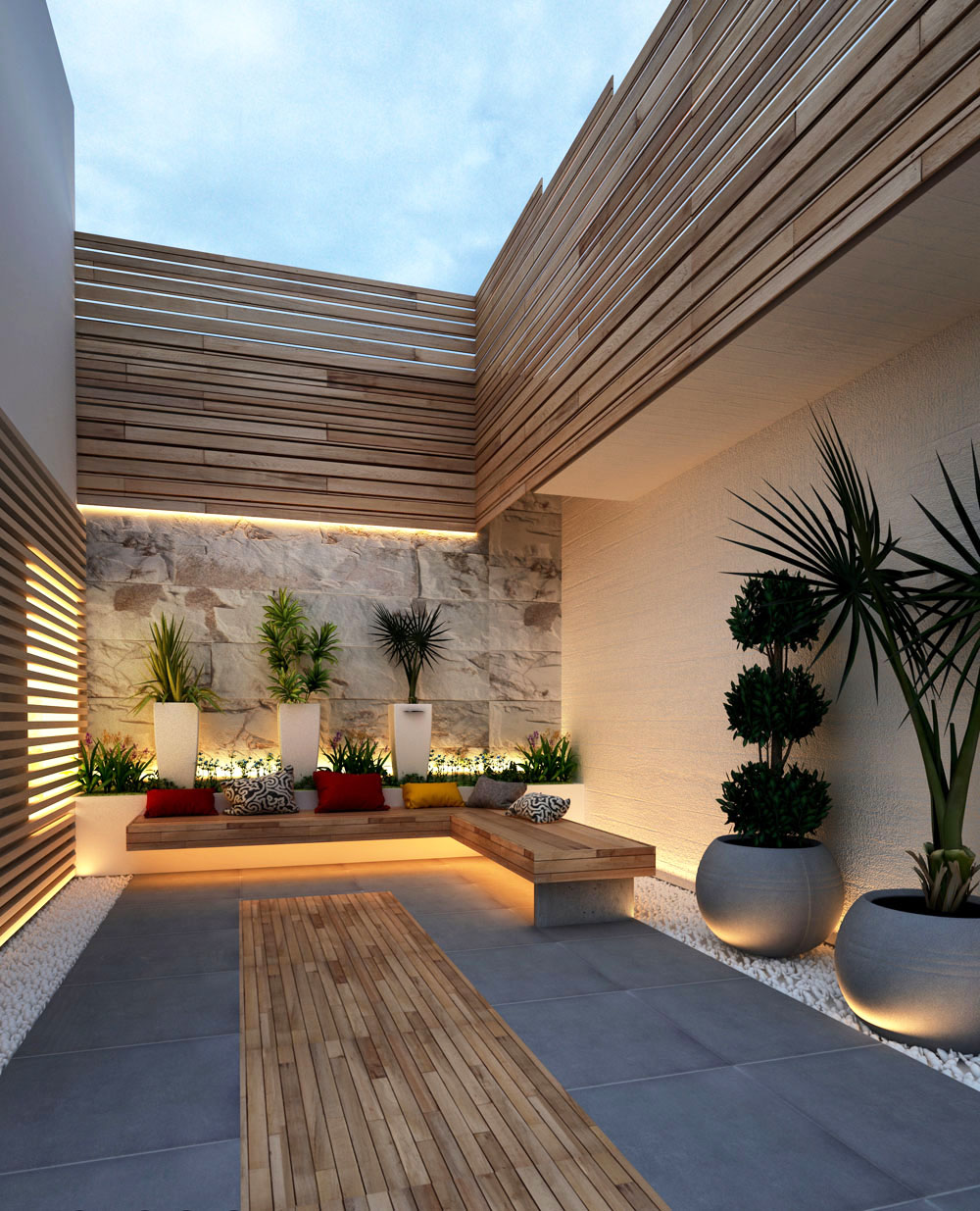 Kensington Courtyard Garden Design