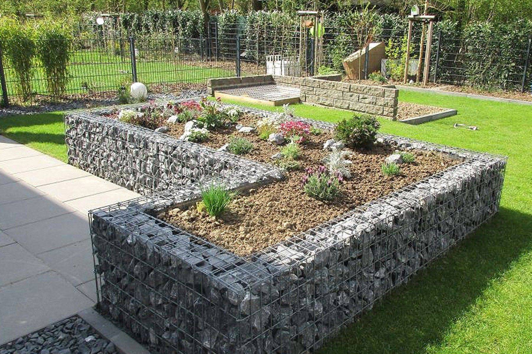 Gabion Wall And Fence Ideas Photos Backyard Retaining Walls