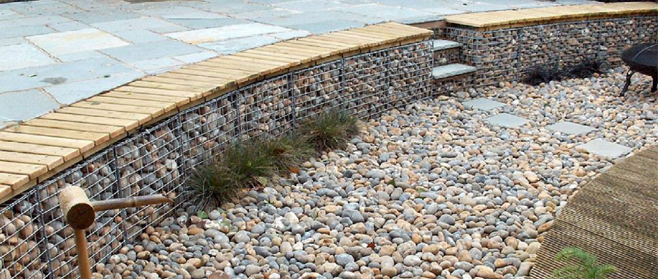 Unique Gabion Wall Garden Design Gabione Sttzmauer
