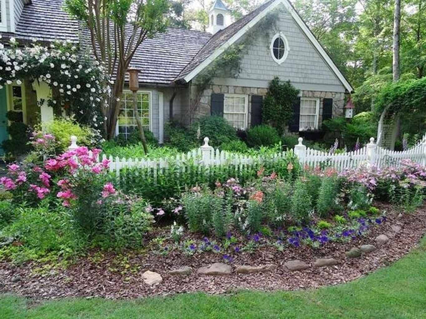 Stunning Front Yard Cottage Garden Inspiration Ideas