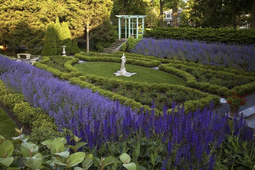 Flower Garden Tropical Formal Garden Layout Ideas