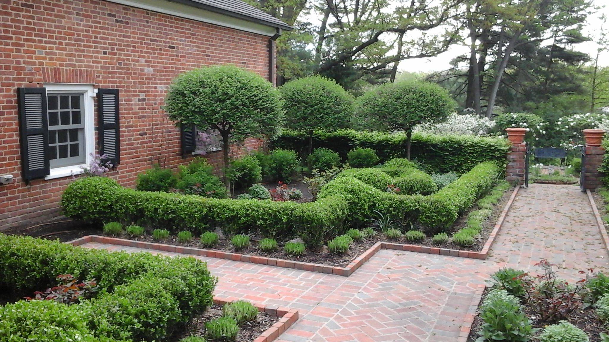 Formal English Garden Hedges