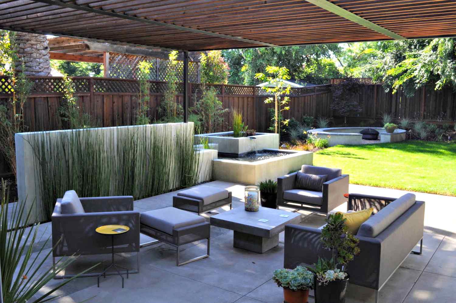 Modern Patio Backyard Design Ideas
