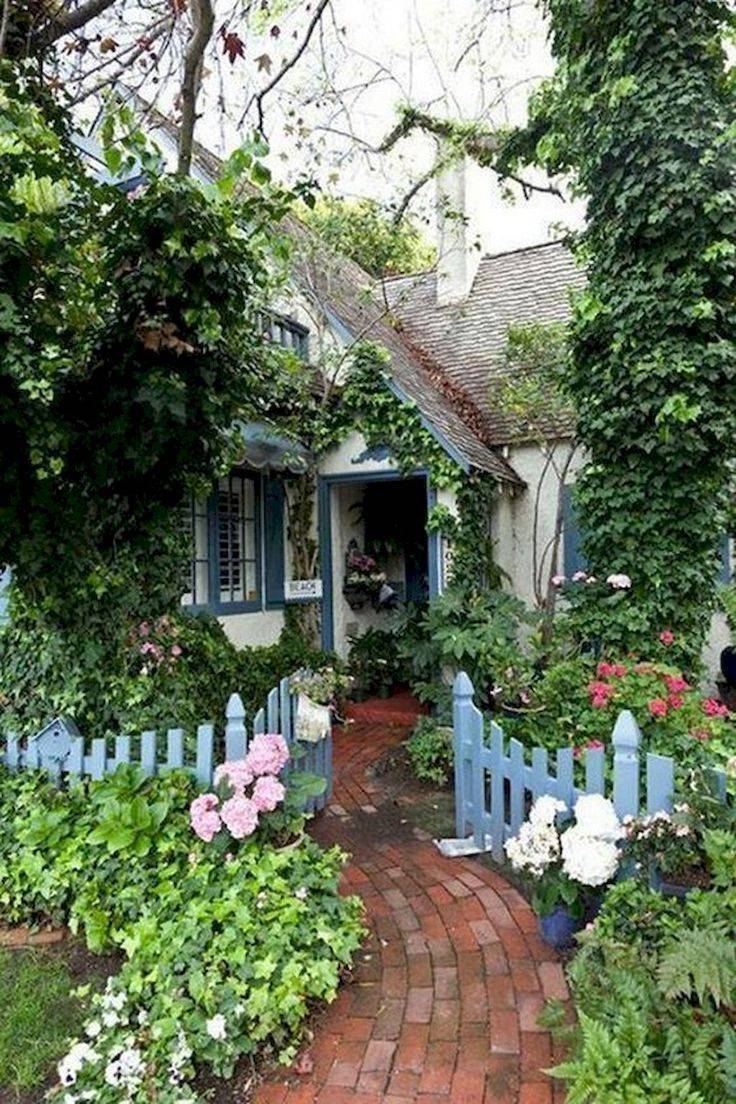 Stunning Front Yard Cottage Garden Inspiration Ideas