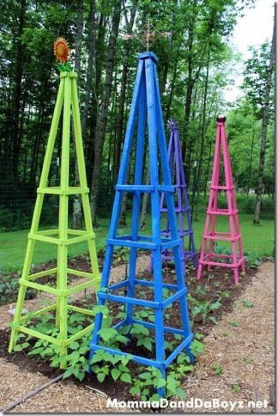 Diy Easy Garden Obelisk Easy Garden