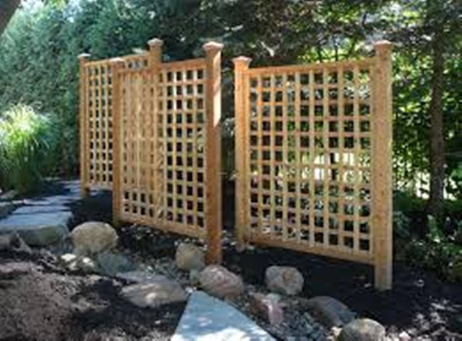 Decorative Metal Garden Trellis