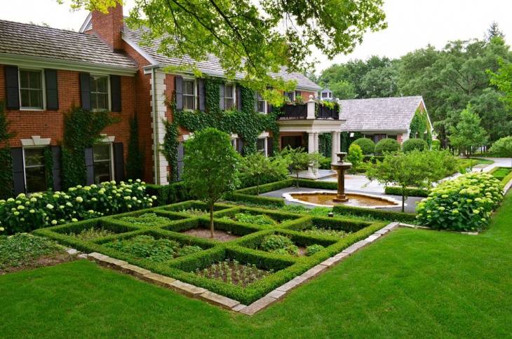 Wonderful Formal English Garden Designs