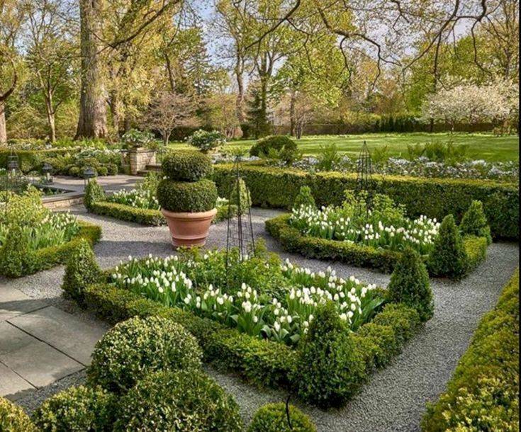 Wonderful Formal English Garden Designs