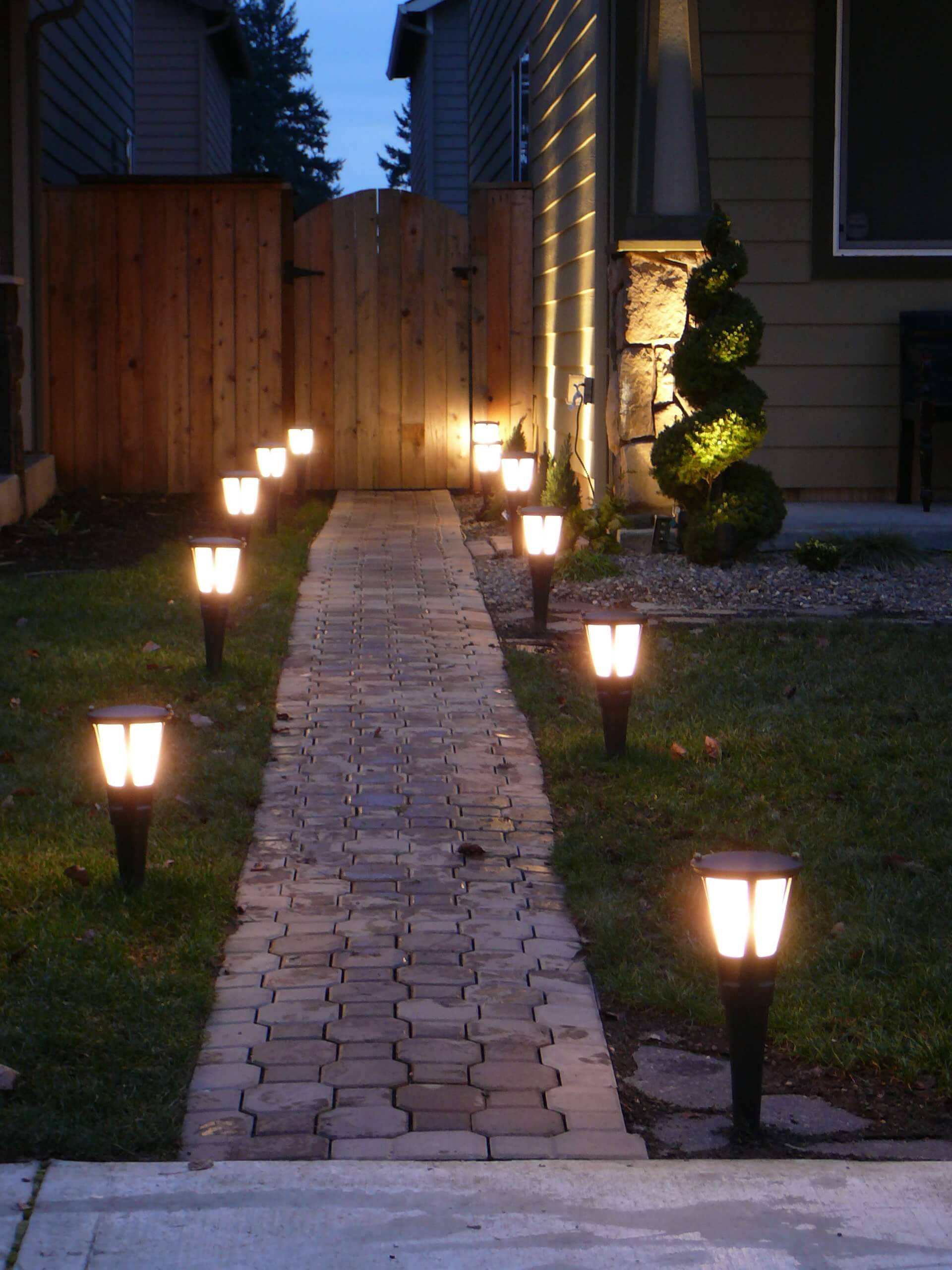 Terrific Cool Garden Lighting Ideas