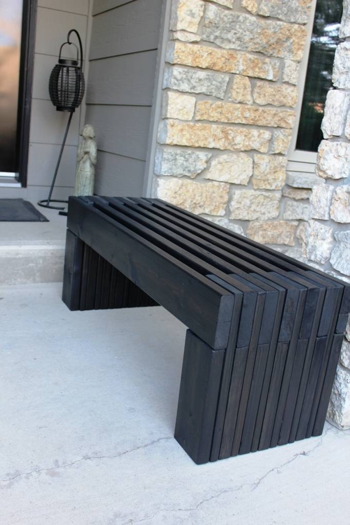 Fascinating Modern Garden Planter Bench
