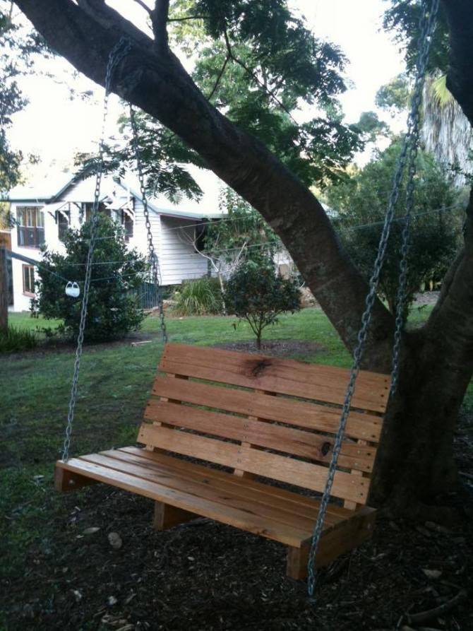 Relaxing Farmhouse Porch Swing Ideas Rustic Porch Swing Garden