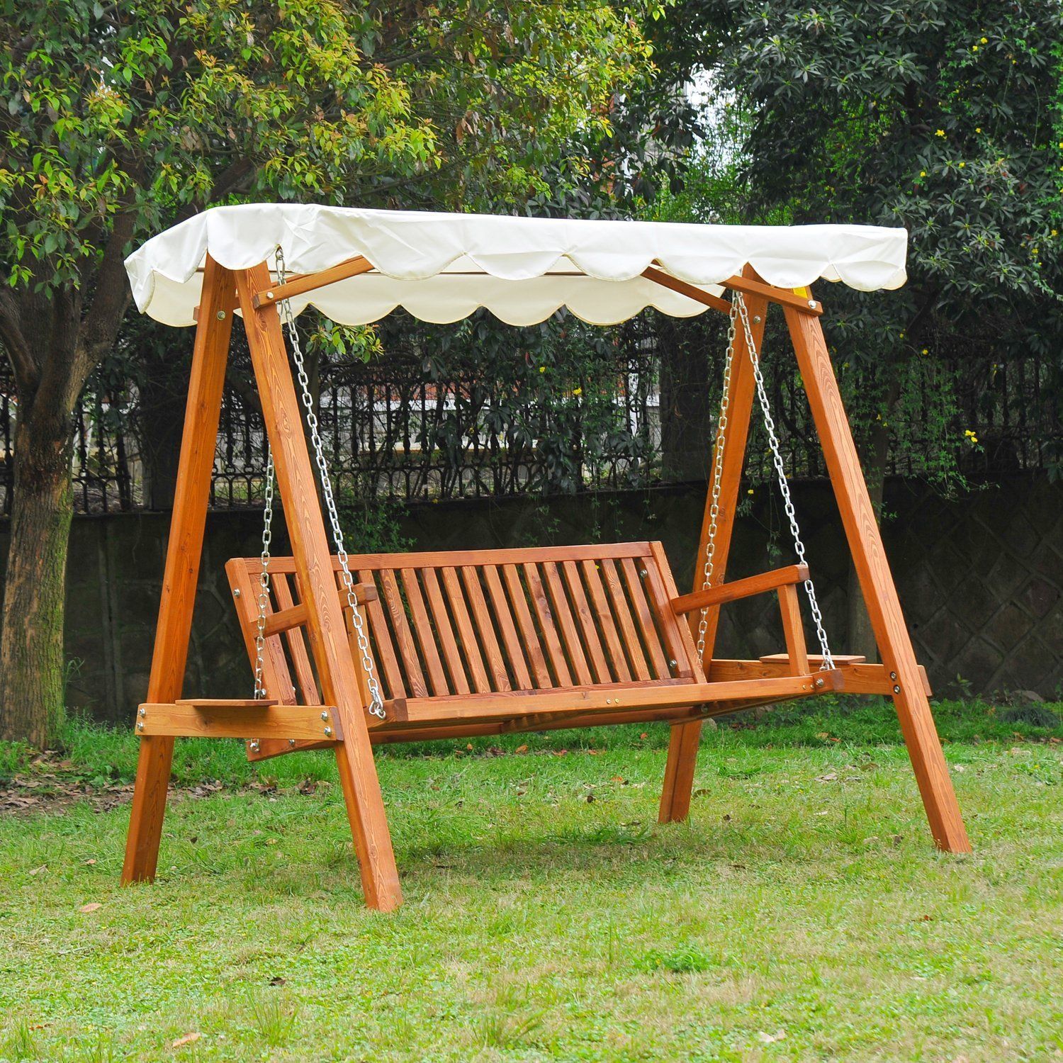 Dorset Wooden Seat Garden Swing Charles Taylor Outdoor Furniture