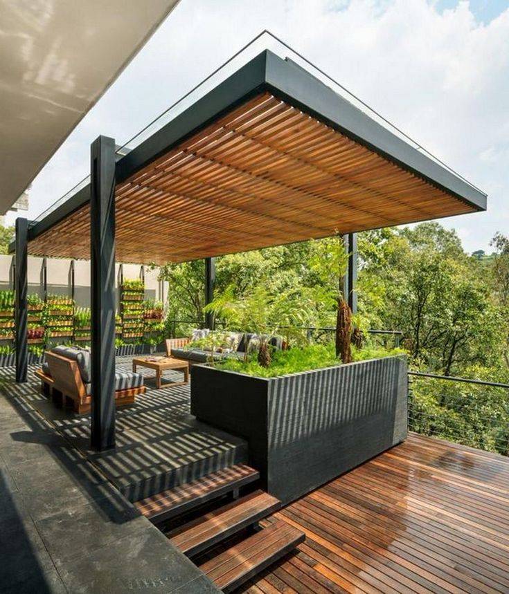 Contemporary Garden Pergolas
