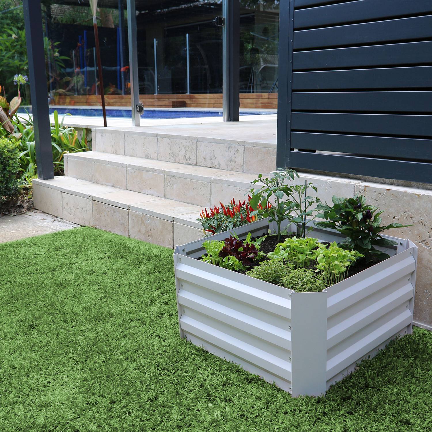 Raised Garden Bed Slate Home Hardware