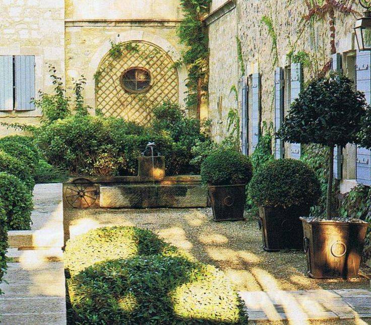 Mediterraneaninspired Courtyards Mediterranean Garden Design