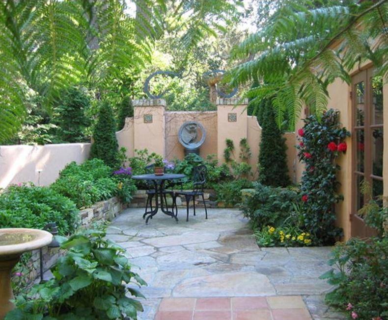 Simple Courtyard Garden Design Ideas