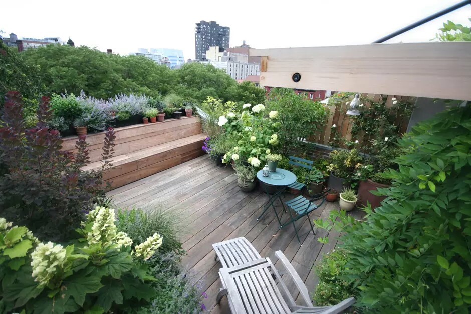 Lush Yet Well Trimmed Terrace Garden Ideas