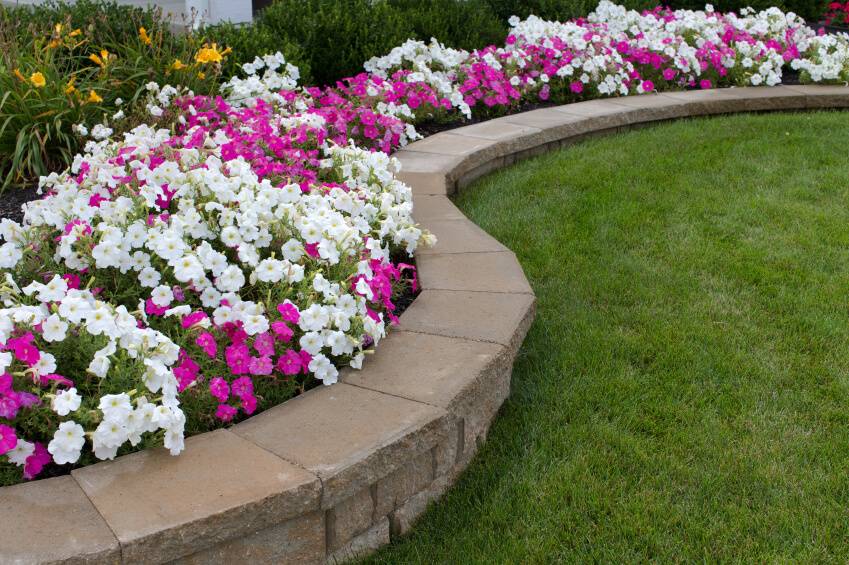Backyard Retaining Wall Ideas And Terraced Gardens Photos Home