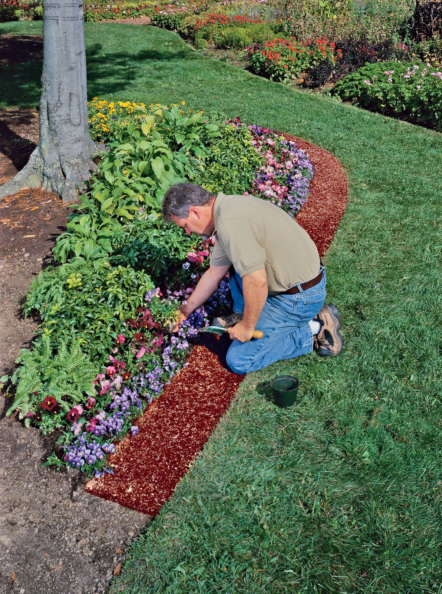 M Recycled Rubber Flexible Lawn Edging Border Stone Hcm