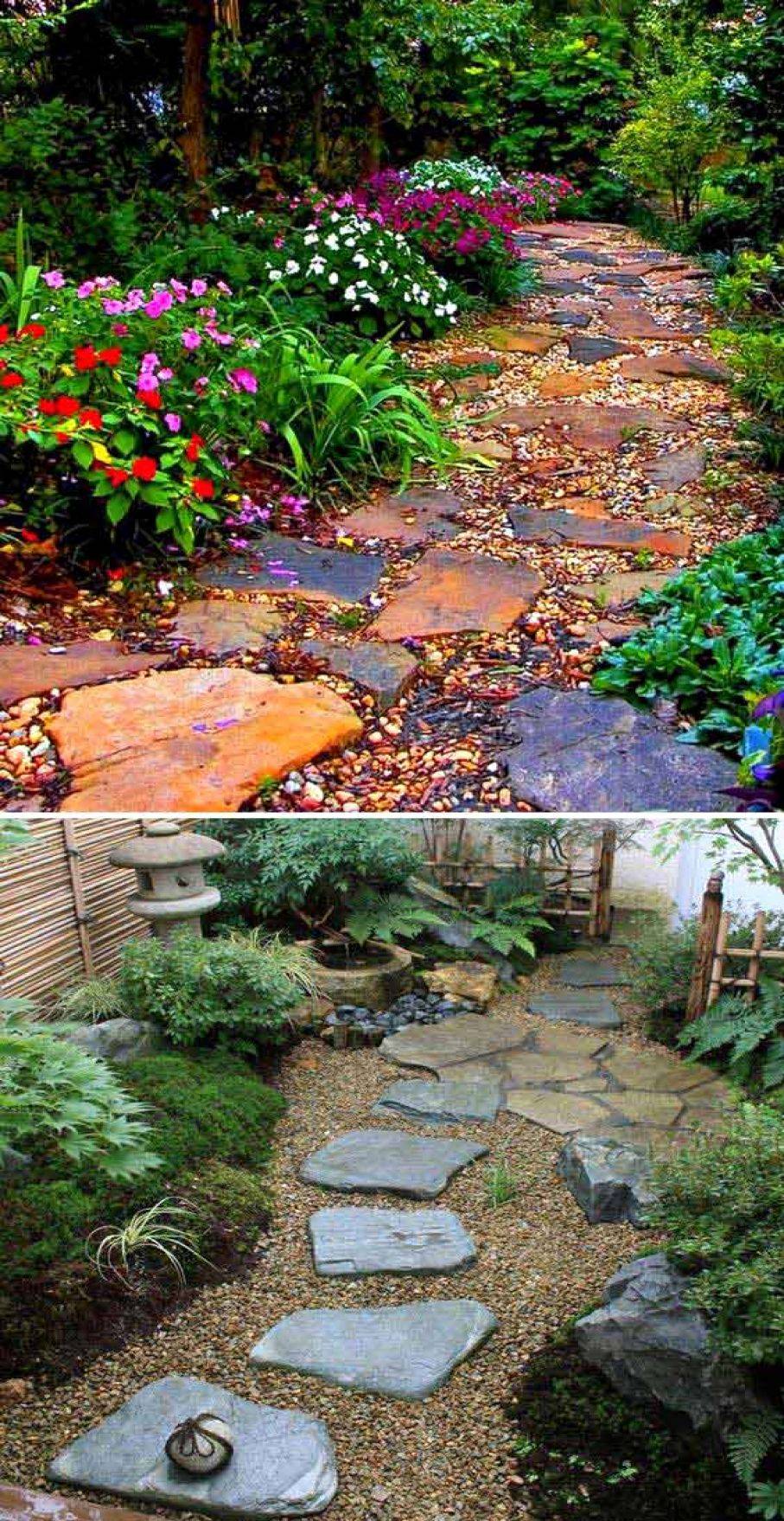 Stylish Stepping Stone Pathway Decor Ideas