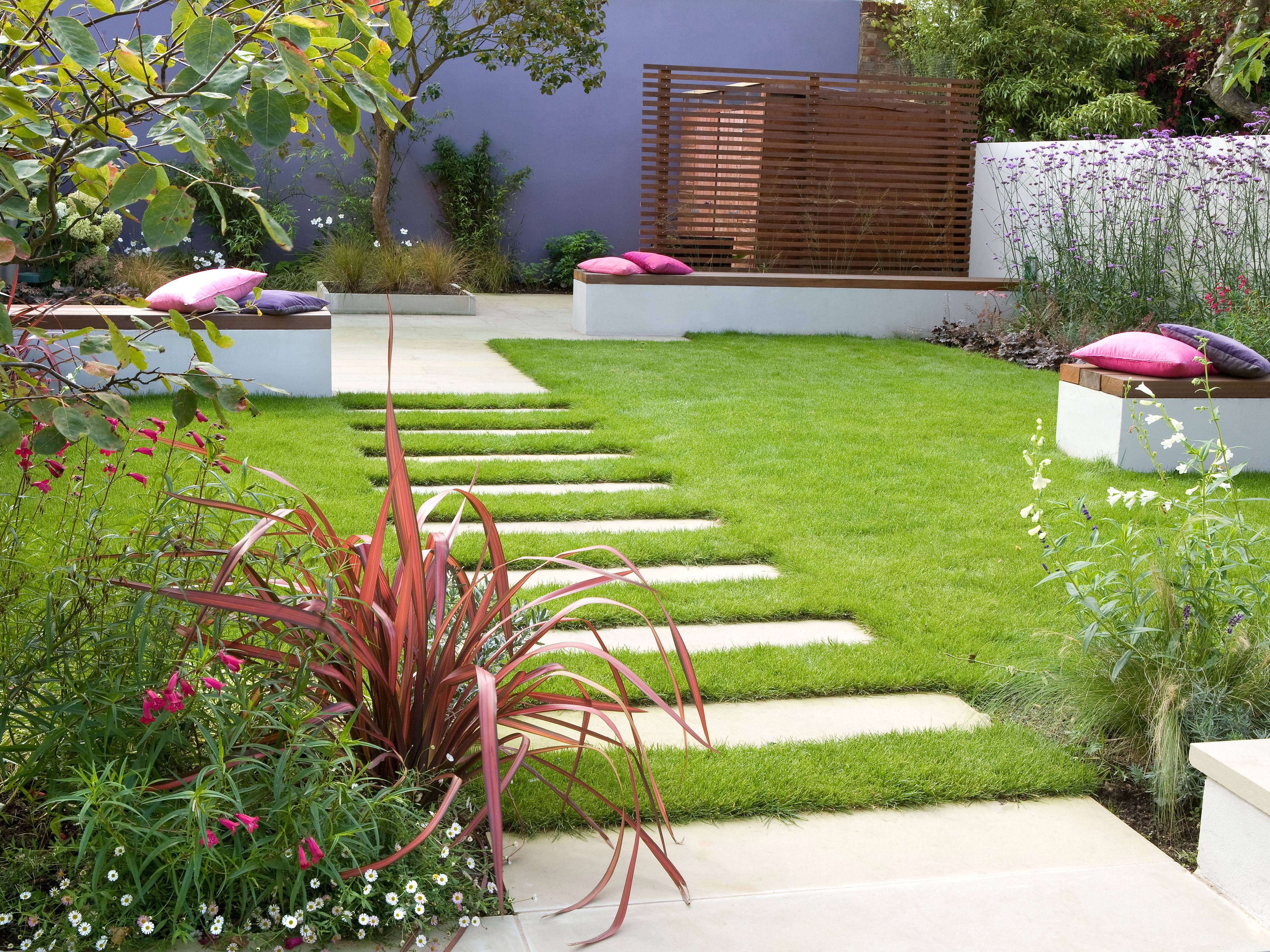 Modern Patio Backyard Rectangle Lovely Pool Garden Ideas