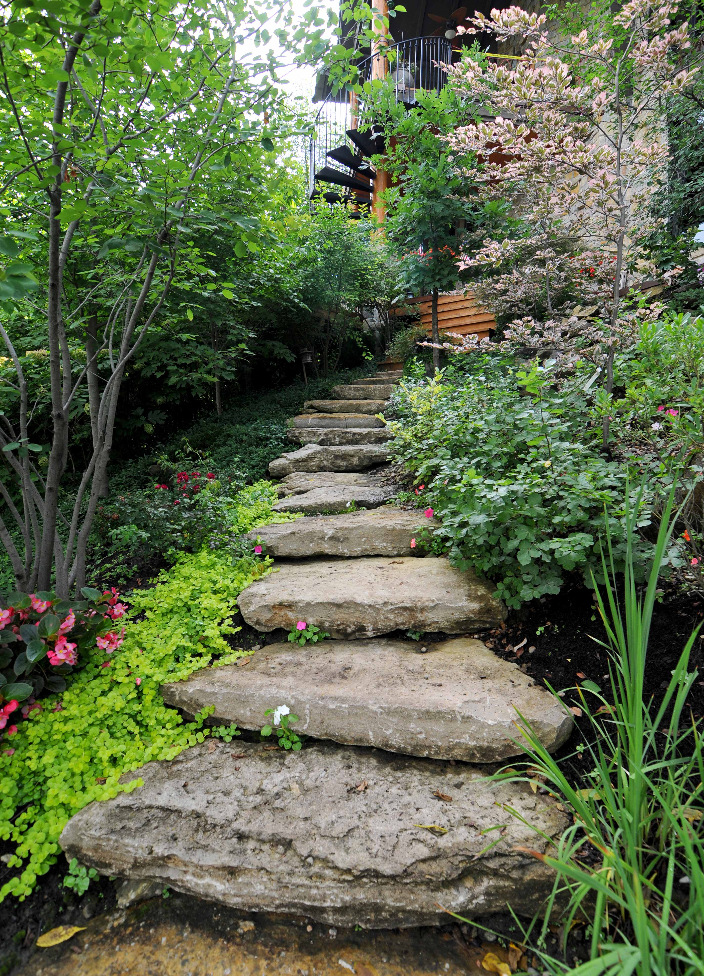 Beautiful Backyard Garden Path