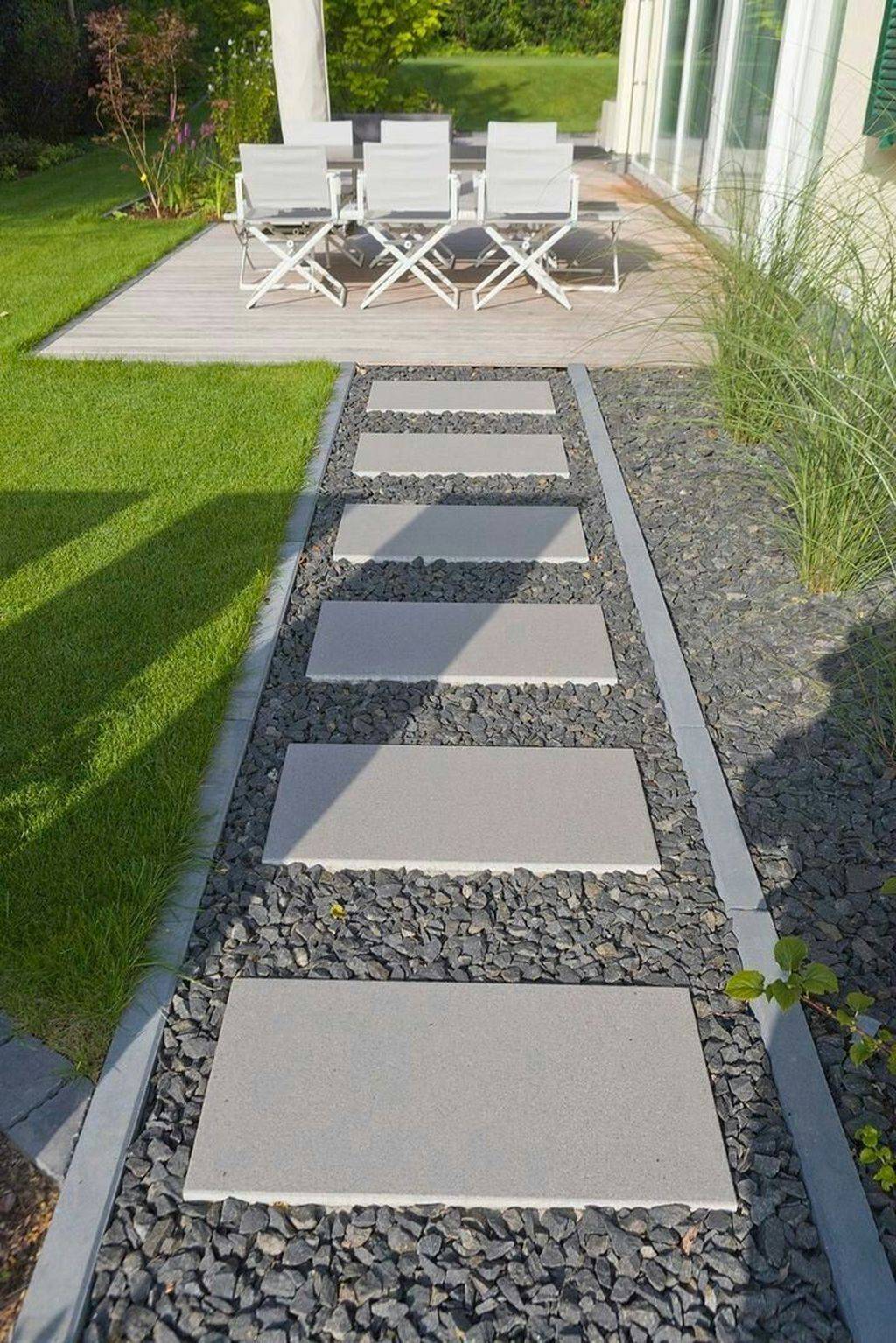 Modern Small Stone Landscaping Ideas