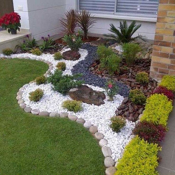 Modern Small Stone Landscaping Ideas