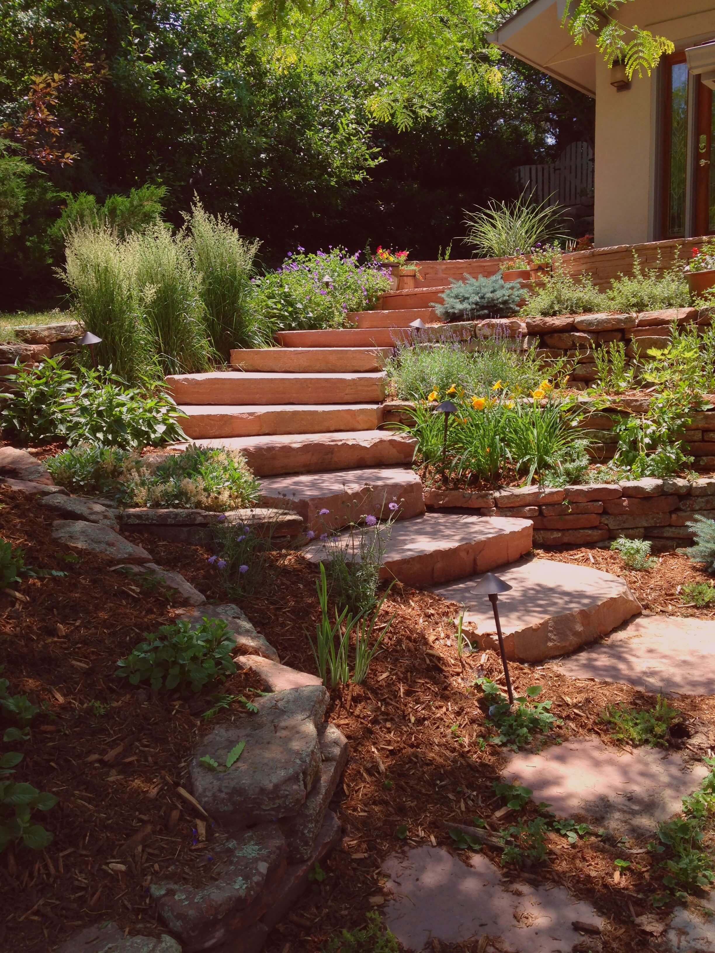Small Townhouse Backyard