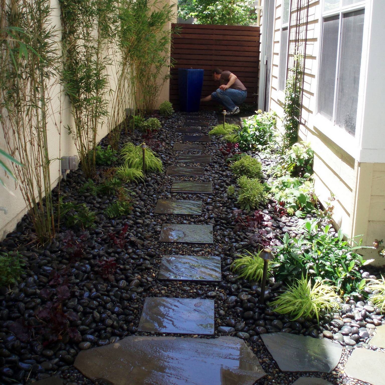 Long Narrow Garden Design Pictures