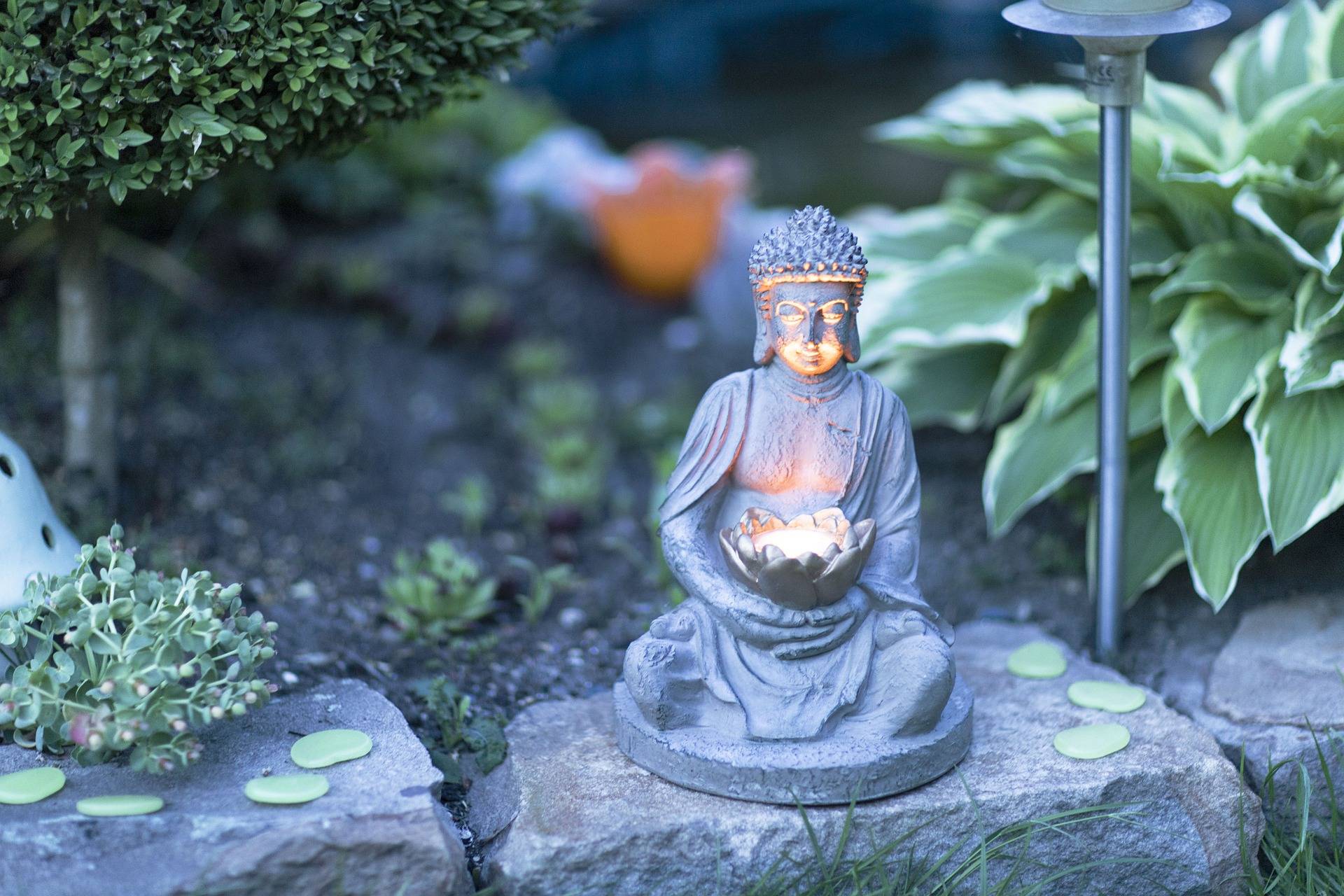 Garden Design Ideas Stone Statues Garden Pond Japan Garden
