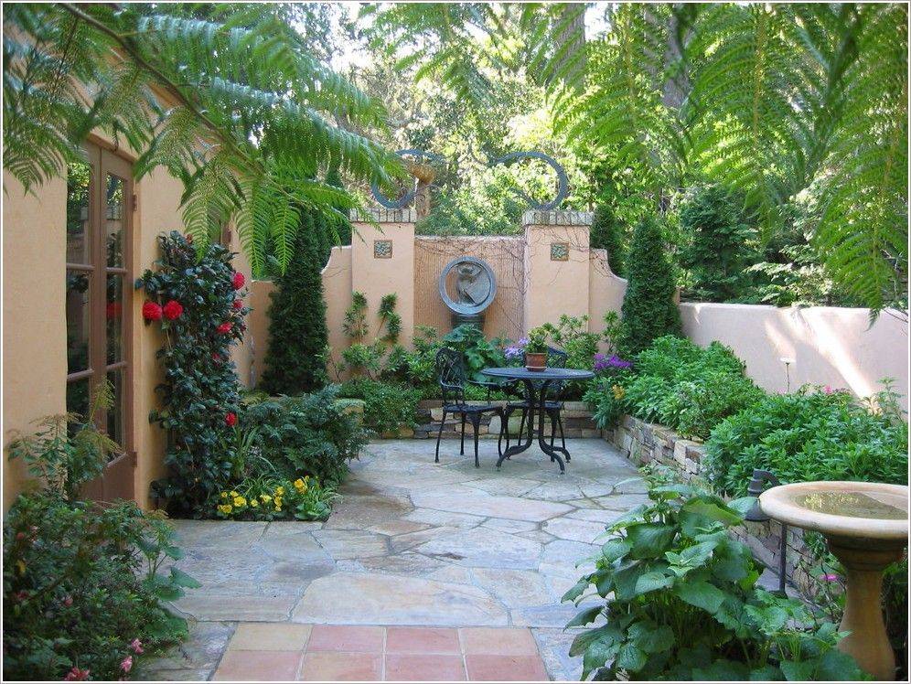 French Quarter Courtyard Designs Mediterranean Courtyard Garden Design