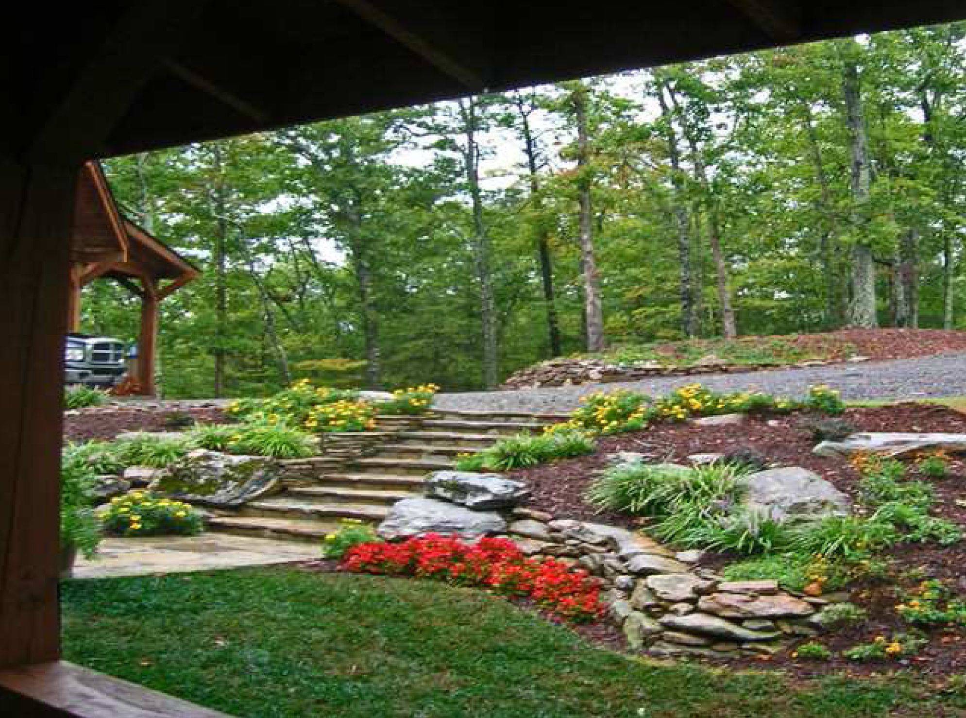 Sloped Backyard Design Ideas