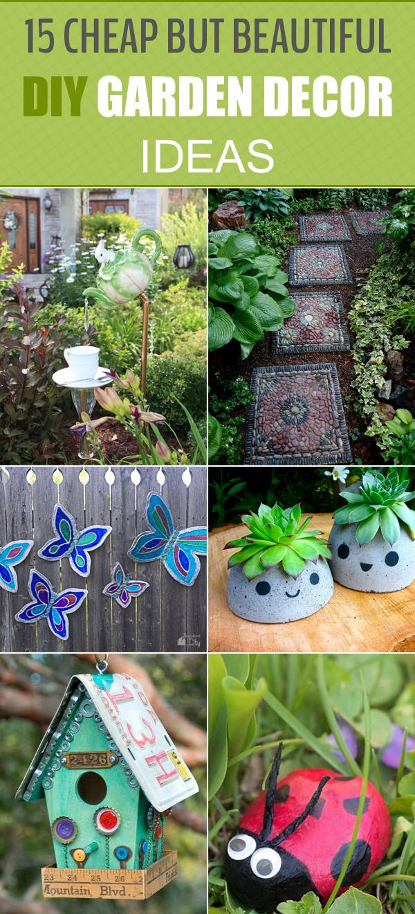 Handmade Cheap Garden Decor Ideas To Upgrade Garden