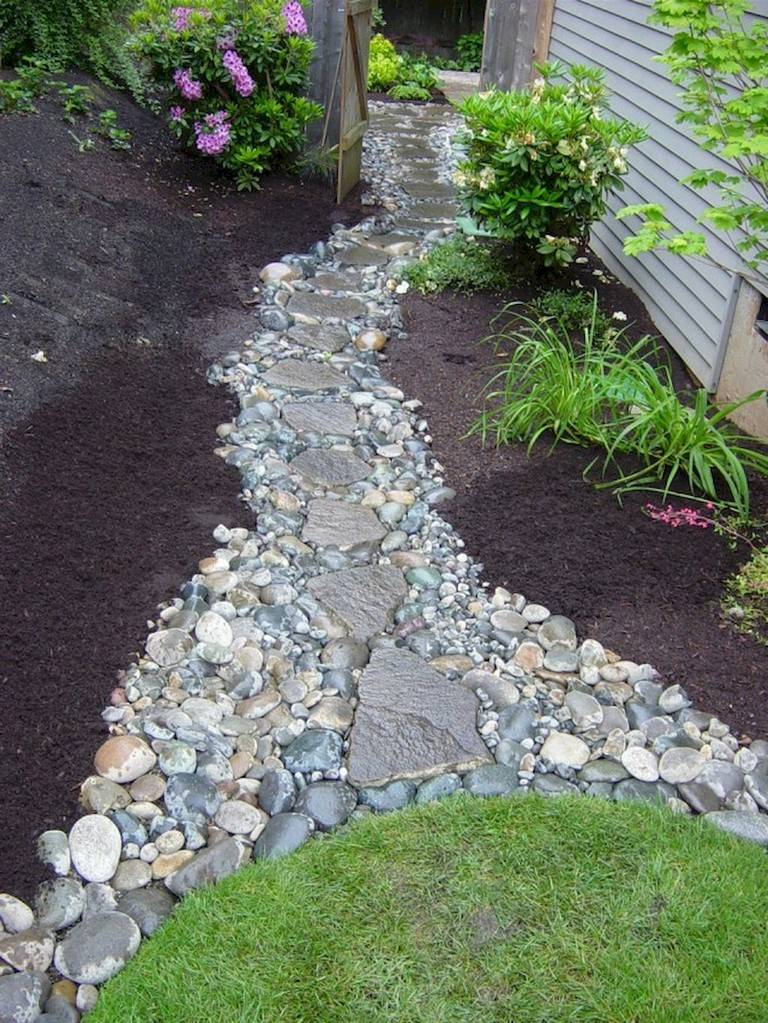 Beautiful Backyard Garden Path