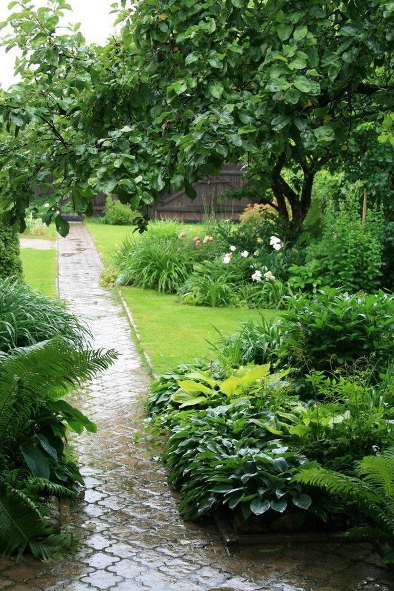 Beautiful Backyard Garden Path