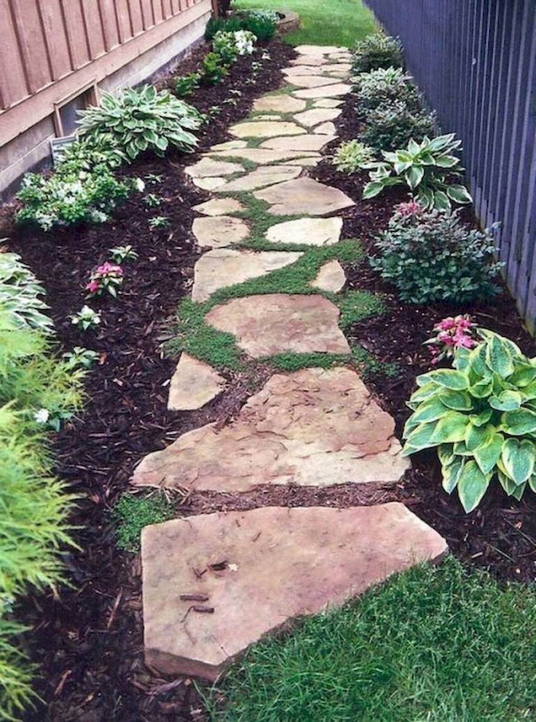 Beautiful Backyard Garden Path