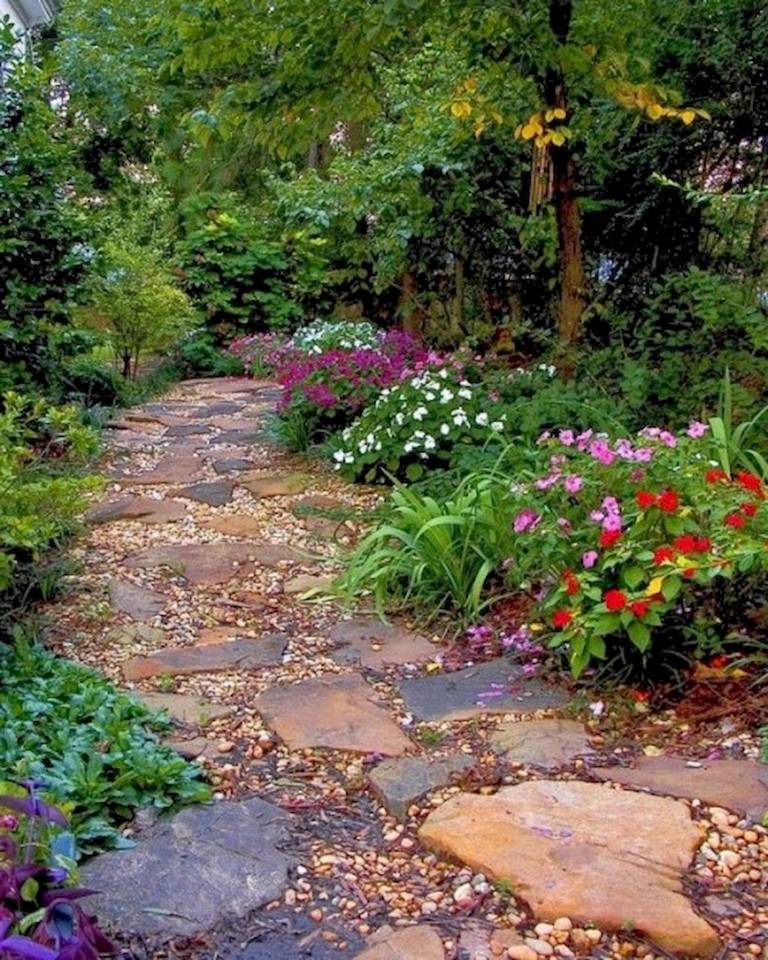 Beautiful Backyard Garden Path