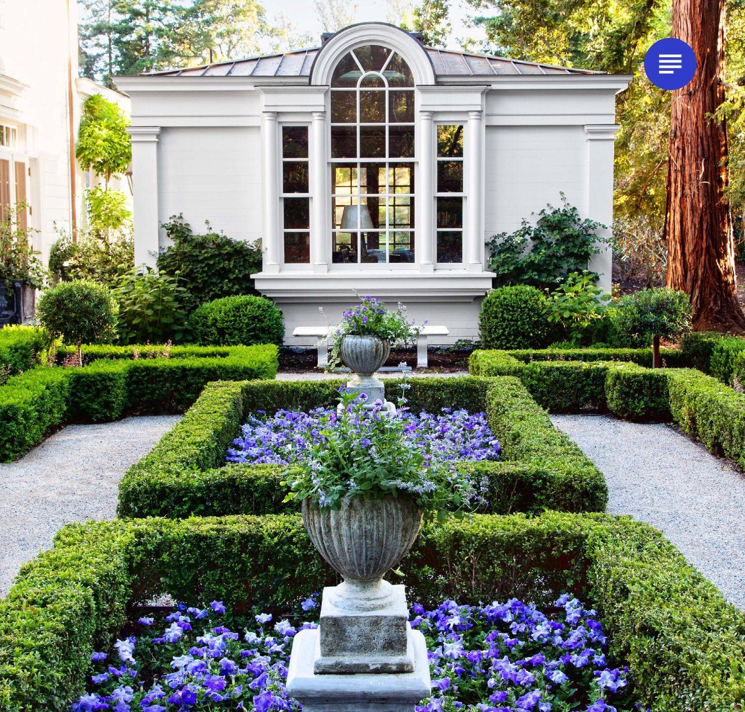 A Lovely Parterre Garden