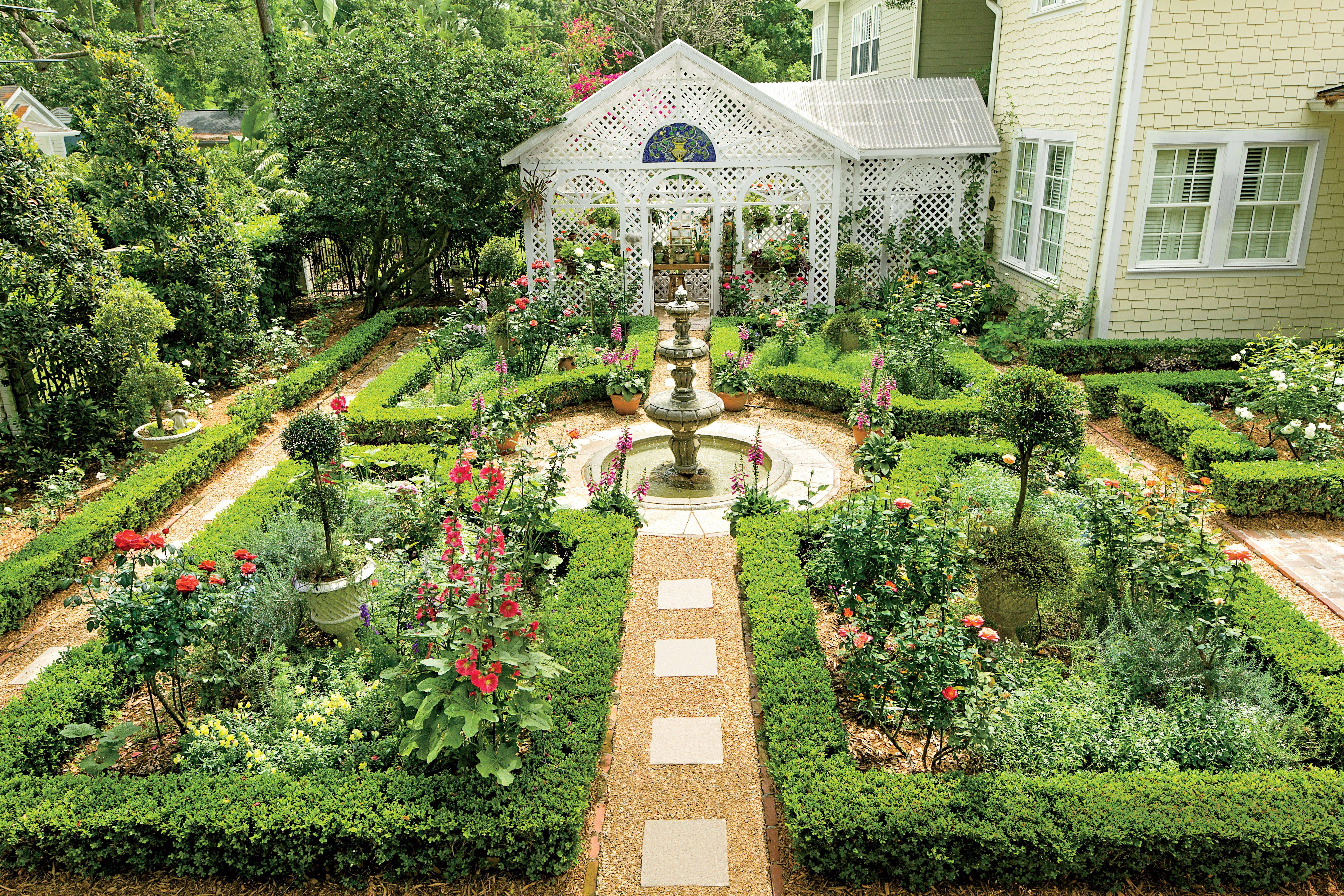 Wonderful Formal English Garden Designs