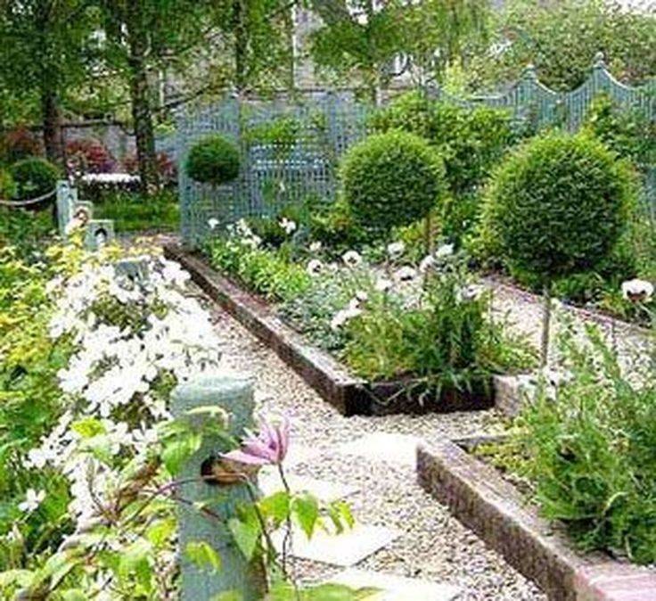 Our Formal Raised Herb Garden And Fountain Raised Herb Garden